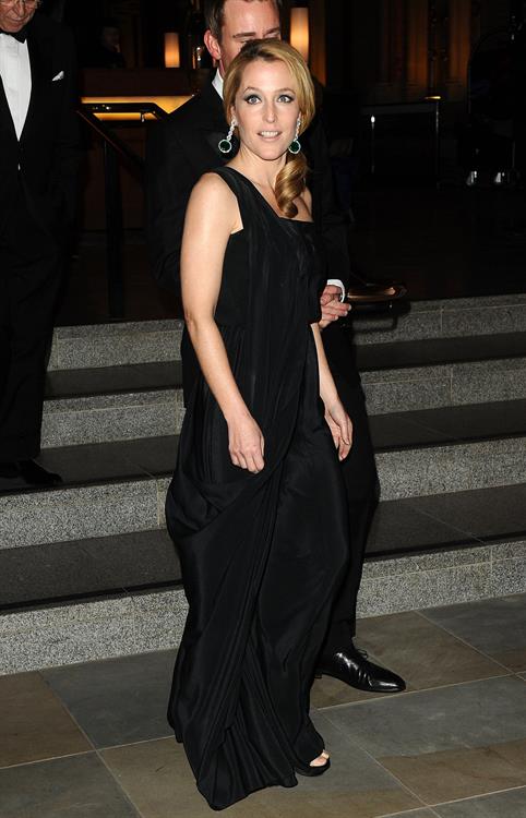 Gillian Anderson attends private dinner hosted by William Vintage February 8, 2013 in London 