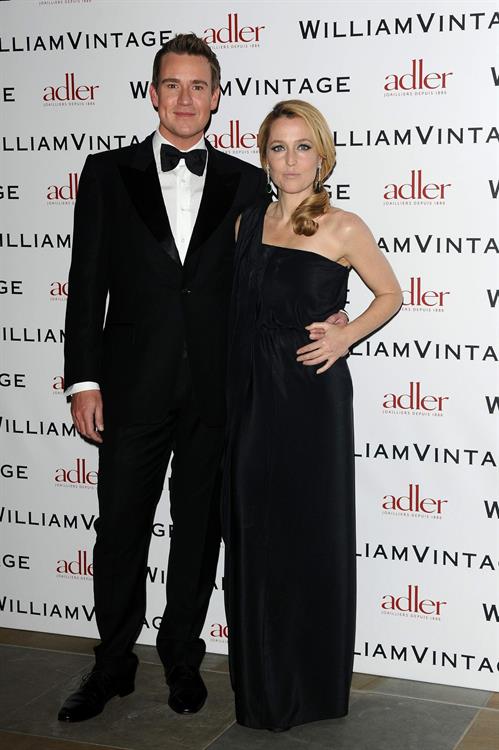 Gillian Anderson attends private dinner hosted by William Vintage February 8, 2013 in London 