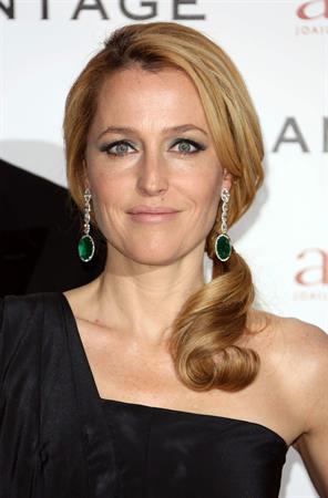Gillian Anderson attends private dinner hosted by William Vintage February 8, 2013 in London 