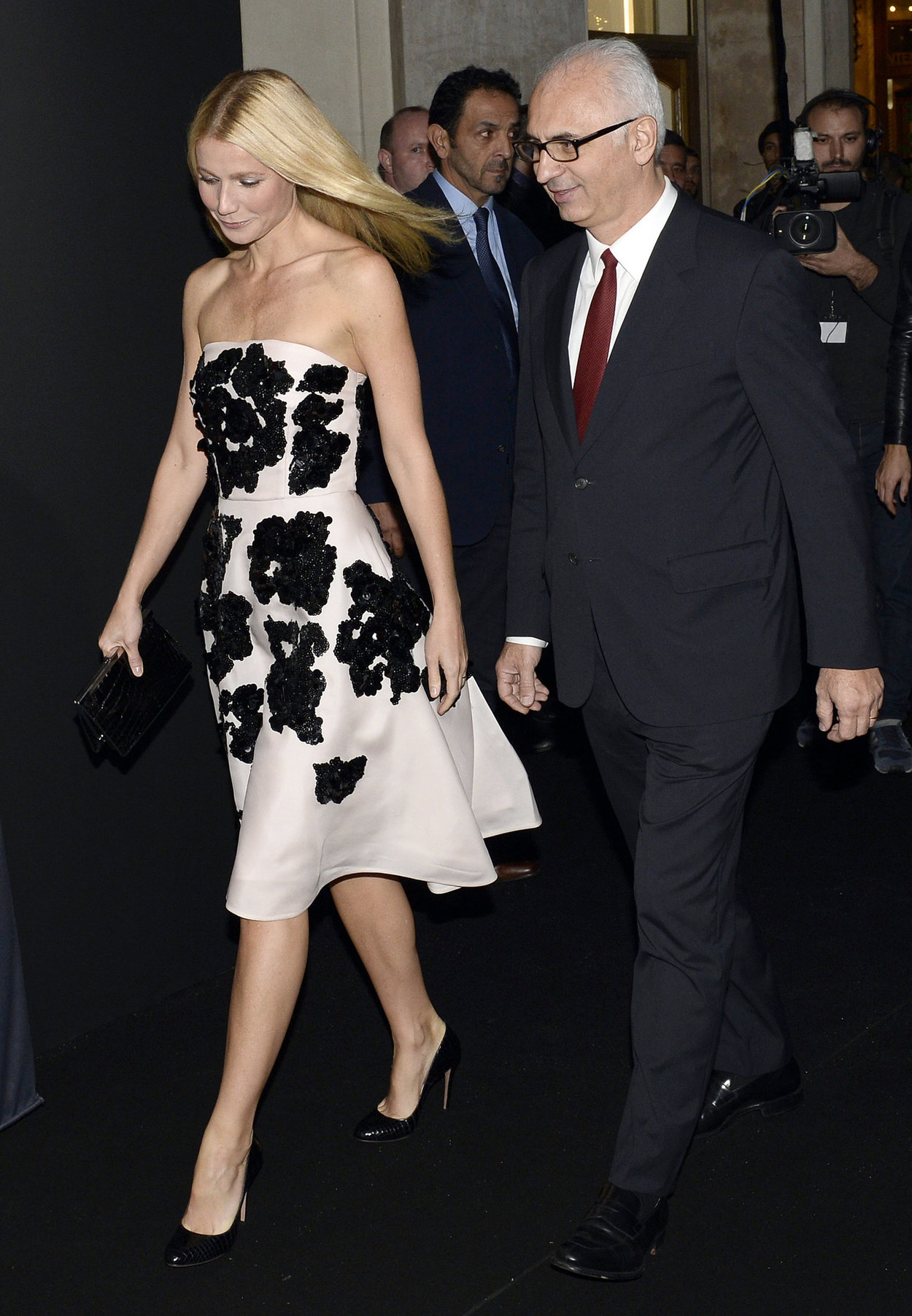 Gwyneth Paltrow Printemps Christmas Decorations Inauguration In Paris -- Nov. 7, 2013 