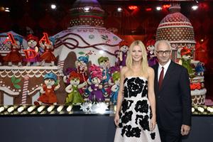 Gwyneth Paltrow Printemps Christmas Decorations Inauguration In Paris -- Nov. 7, 2013 