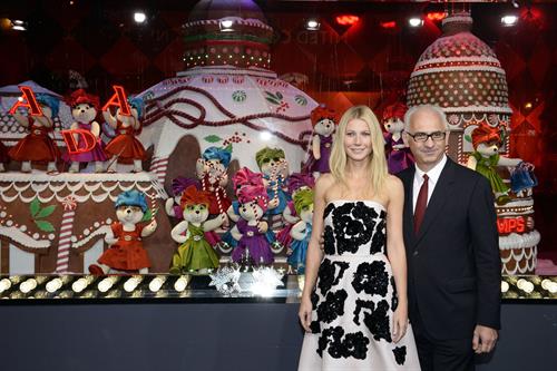 Gwyneth Paltrow Printemps Christmas Decorations Inauguration In Paris -- Nov. 7, 2013 