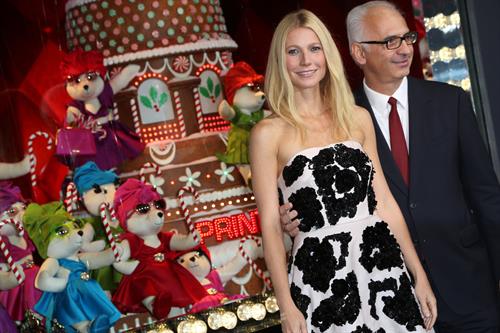 Gwyneth Paltrow Printemps Christmas Decorations Inauguration In Paris -- Nov. 7, 2013 