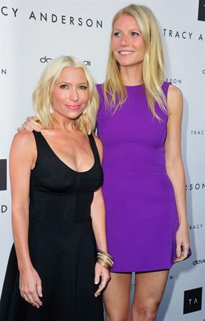 Gwyneth Paltrow Tracy Anderson flagship studio opening in Brentwood 4/4/13 
