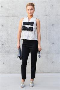 Hayden Panettiere Giorgio Armani show during Milan Menswear Fashion Week Spring Summer 2014 in Milan on June 25, 2013