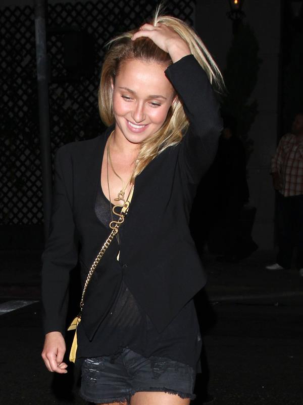 Hayden Panettiere leaving a Nightclub in Hollywood on July 26, 2013