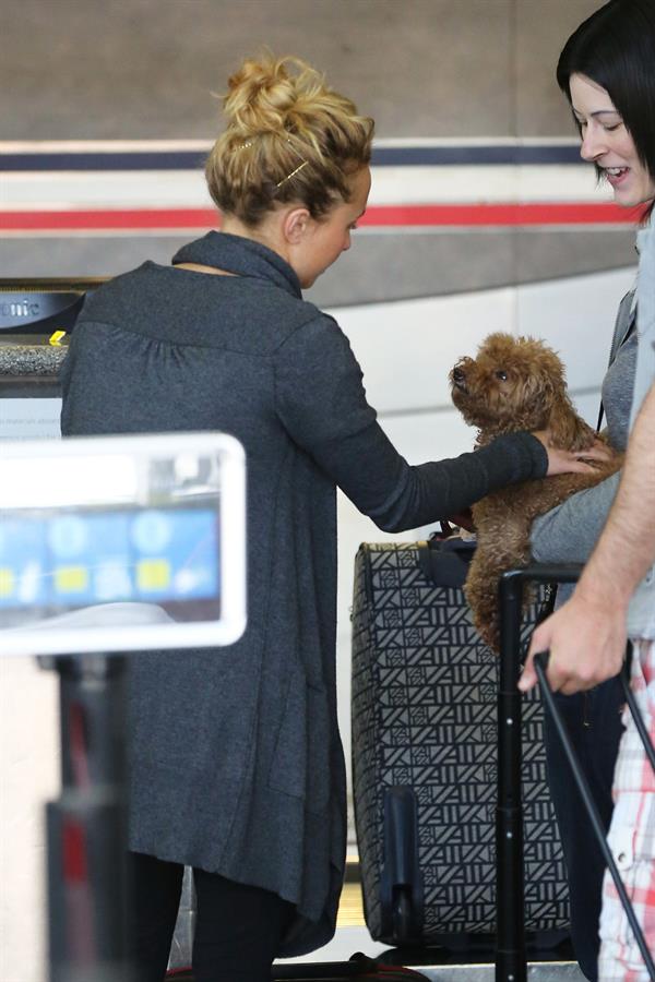 Hayden Panettiere at LAX Airport 5/24/13 