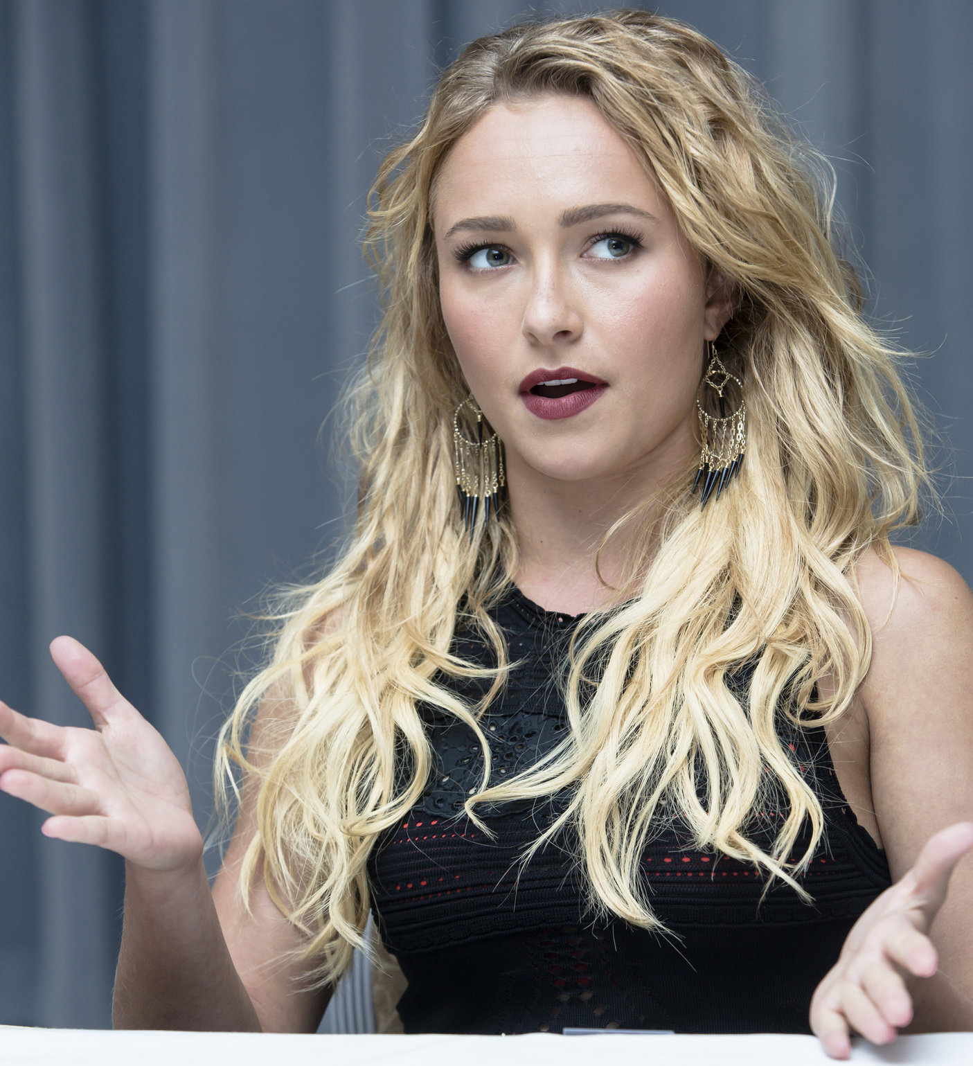Hayden Panettiere Pictures Hayden Panettiere  Nashville  Season 2 Press Conference in Los Angeles - August 22, 2013