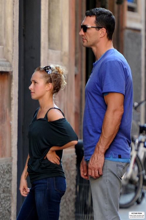 Hayden Panettiere Pictures Hayden Panettiere & Wladimir Klitschko checking out the sights in Verona, Italy on June 6, 2013
