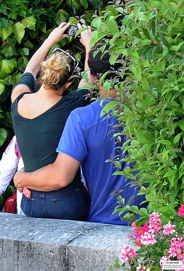 Hayden Panettiere & Wladimir Klitschko checking out the sights in Verona, Italy on June 6, 2013