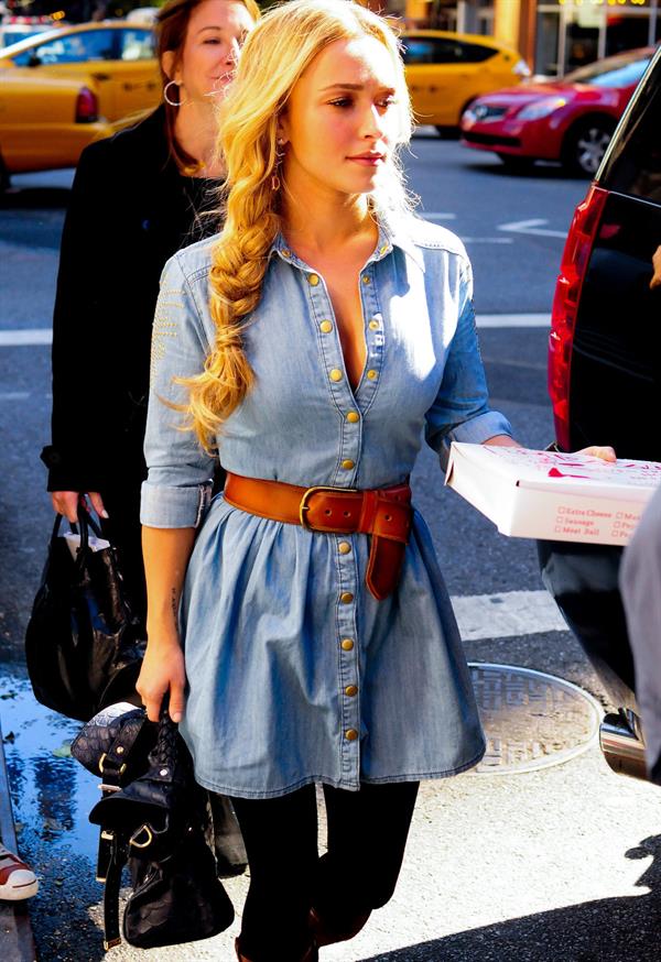 Hayden Panettiere out and about in NY 10/16/12 