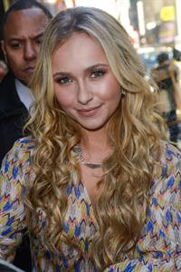 Hayden Panettiere leaves the  Good Morning America  taping October 16, 2012 
