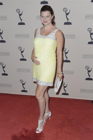 Heather Tom attends the 39th annual daytime Emmy Awards nominees reception at SLS Hotel on June 14, 2012 in Beverly Hills, California