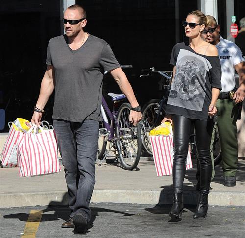 Heidi Klum Grocery shopping in Brentwood