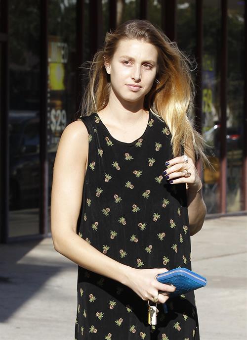 Whitney Port Running errands in Brentwood (October 13, 2012) 