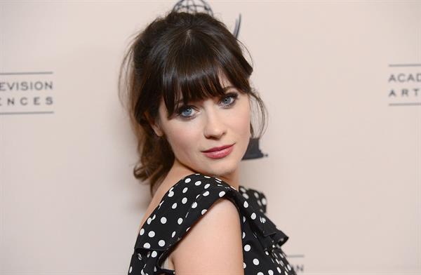 Zooey Deschanel - The Academy of Television Arts & Sciences Performers Peer Group Cocktail Reception in Universal City - Aug 20, 2012