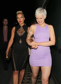 Helen Flanagan FHM Sept issue launch at Whisky Mist nightclub in London 7/30/13 