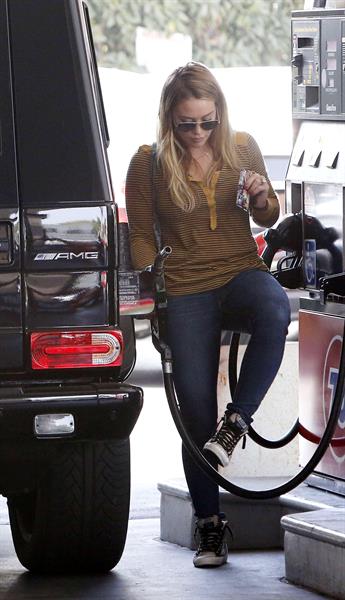 Hilary Duff in Los Angeles 10/27/13  
