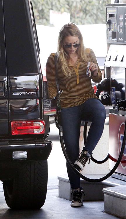 Hilary Duff in Los Angeles 10/27/13  