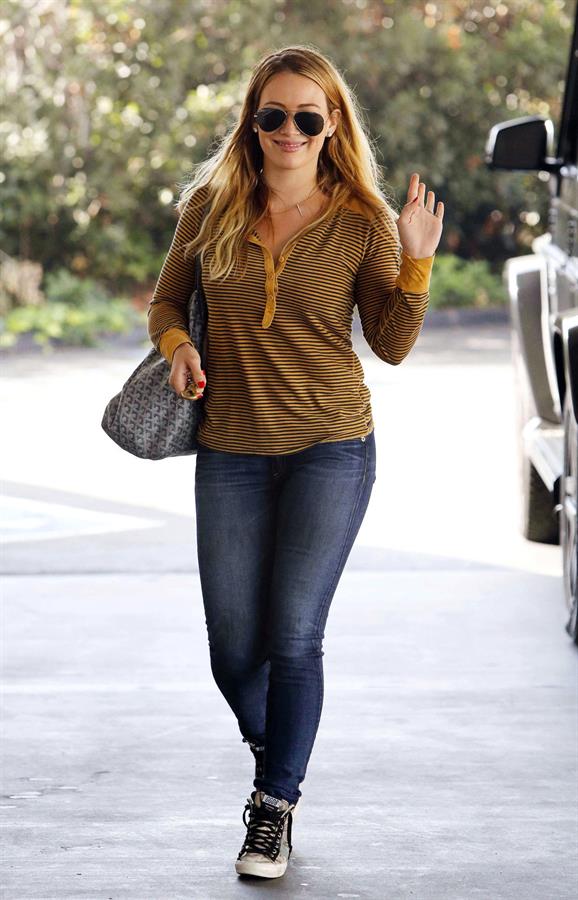 Hilary Duff in Los Angeles 10/27/13  