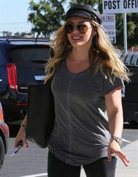 Hilary Duff candids in Santa Monica 11/1/13  