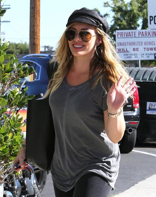 Hilary Duff candids in Santa Monica 11/1/13  