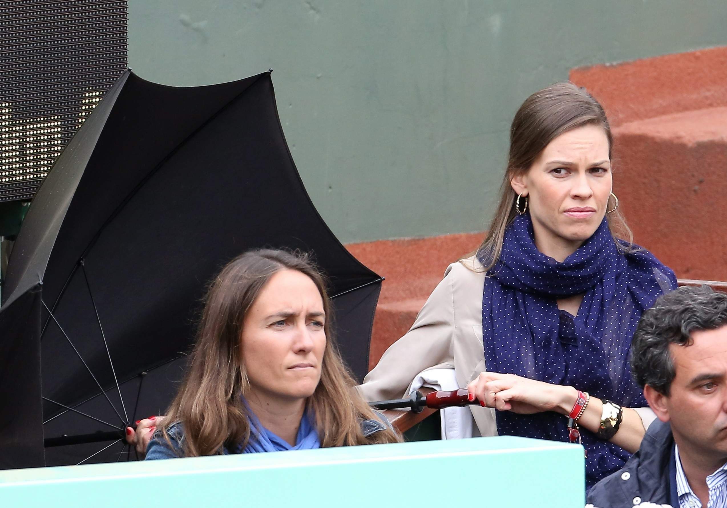 Hilary Swank at the Roland Garros Tennis French Open Tournament June 10, 2012
