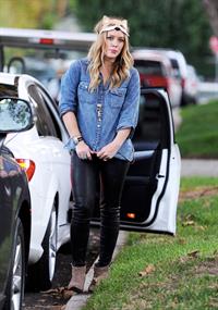 Hilary Duff - Toluca Lake in LA 10/31/13  