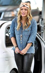 Hilary Duff - Toluca Lake in LA 10/31/13  