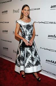 Hilary Swank attends the 3rd annual amfAR Inspiration Gala New York on June 7, 2012