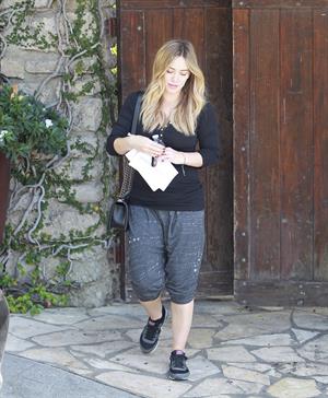 Hilary Duff - visits a friend in West Hollywood 11/7/13