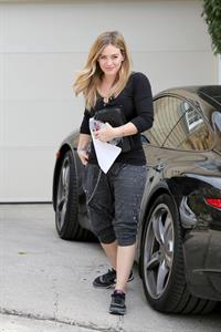 Hilary Duff - visits a friend in West Hollywood 11/7/13