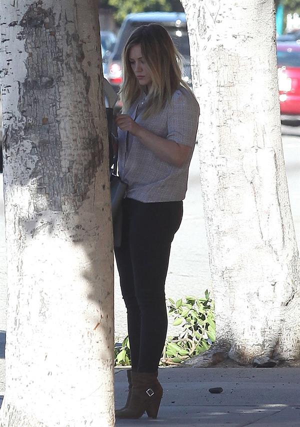 Hilary Duff in LA 1/18/13  