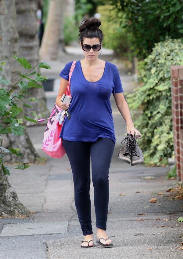 Imogen Thomas walking in London - August 28, 2012