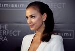 Irina Shayk promotes the perfect bra catalogue in Moscow on April 23, 2012