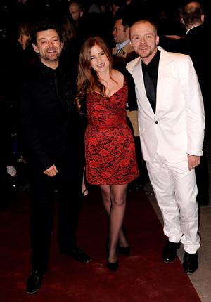 Isla Fisher Burke and Hare world premiere in London on October 25, 2010