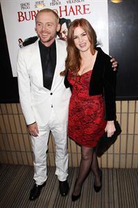 Isla Fisher Burke and Hare world premiere in London on October 25, 2010