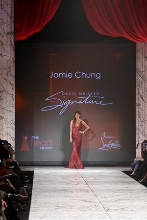 Jamie Chung The Heart Truth 2013 Fashion Show, Feb 6, 2013 