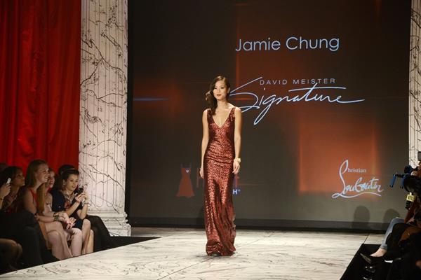 Jamie Chung The Heart Truth 2013 Fashion Show, Feb 6, 2013 