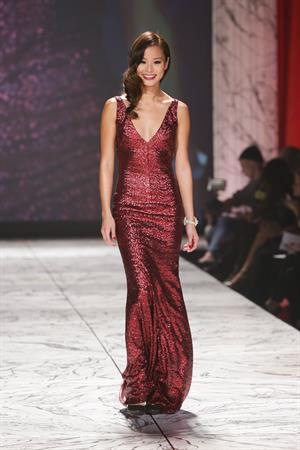 Jamie Chung The Heart Truth 2013 Fashion Show, Feb 6, 2013 