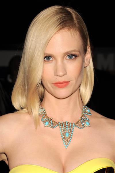 January Jones attends the Metropolitan Museum of Arts Costume Institute Gala on May 7, 2012