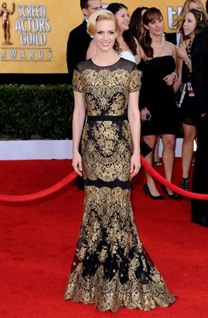 January Jones 17th annual Screen Actors Guild Awards on January 1, 2011