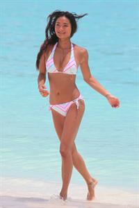 Jarah Mariano. St. Barts Victorias Secret bikini shoot St. Barts. August 11th, 2012