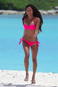 Jarah Mariano. St. Barts Victorias Secret bikini shoot St. Barts. August 11th, 2012