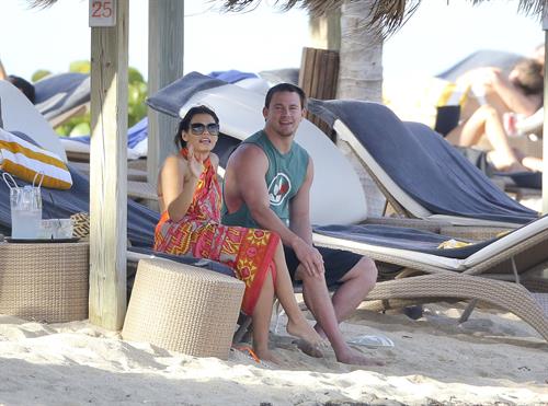 Jenna Dewan Pictures Jenna Dewan-Tatum - at the beach in St Barts 12/31/12