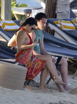 Jenna Dewan-Tatum - at the beach in St Barts 12/31/12  