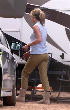 Jennifer Aniston set of 'We're the Miller' in NM 9/24/12 