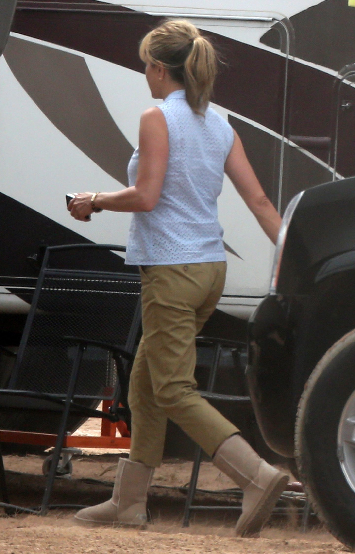 Jennifer Aniston set of 'We're the Miller' in NM 9/24/12 