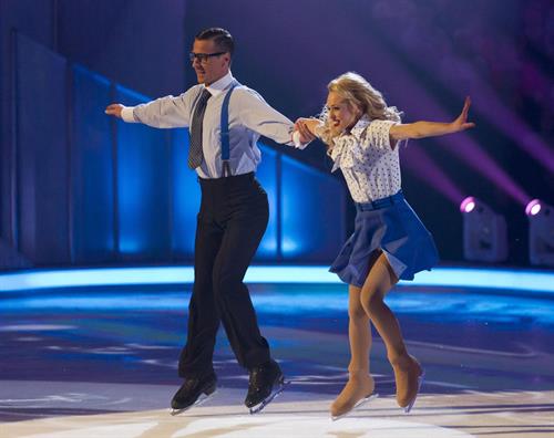 Jennifer Ellison Dancing on Ice Promos on January 15, 2012