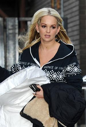 Jennifer Ellison ITV studios in London on January 4, 2011